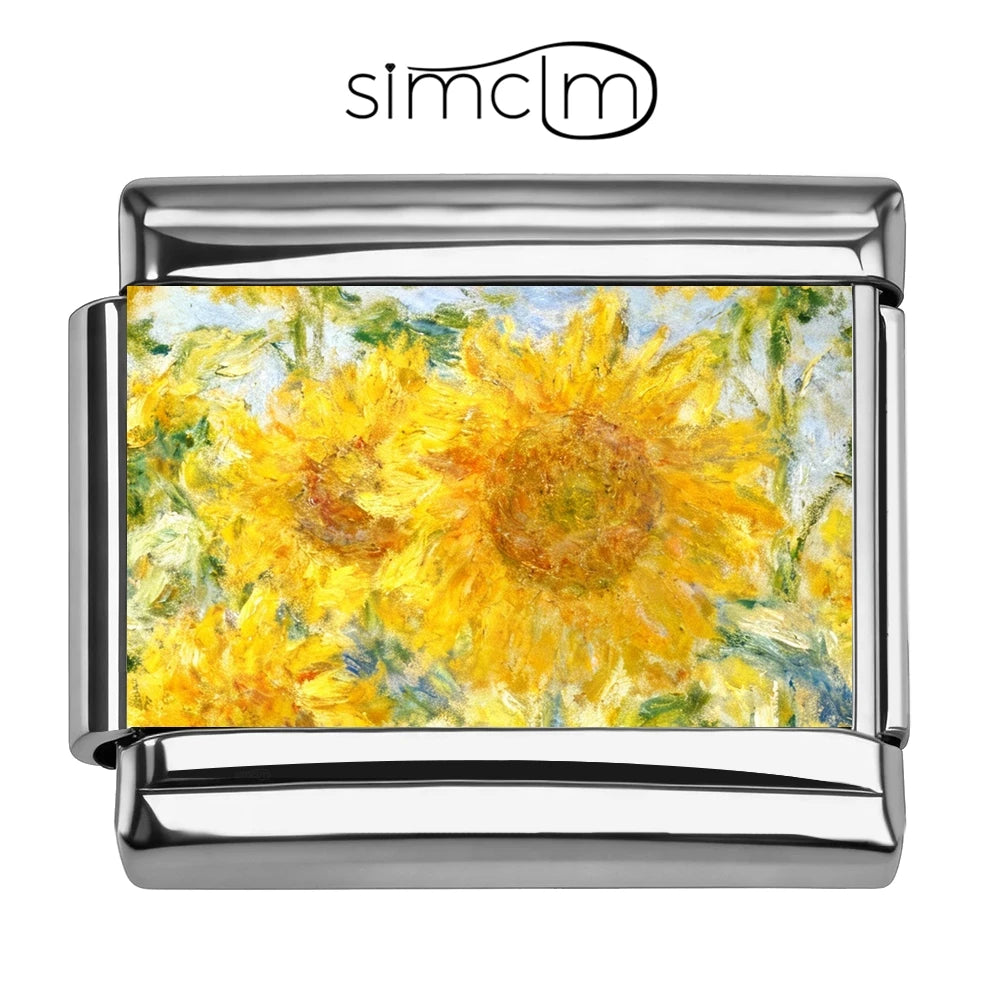 9mm Flower Charms for Jewelry Making | Assorted Floral Bracelet Charms | DIY Jewelry Making Supplies | Metal Charm Links