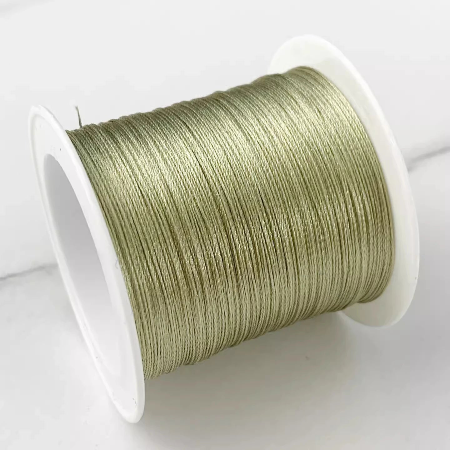 Bracelet Loom Thread 0.3mm | Ice Silk Braided Cord | 80M Jewelry Making Thread for Beading, Weaving & Knotting