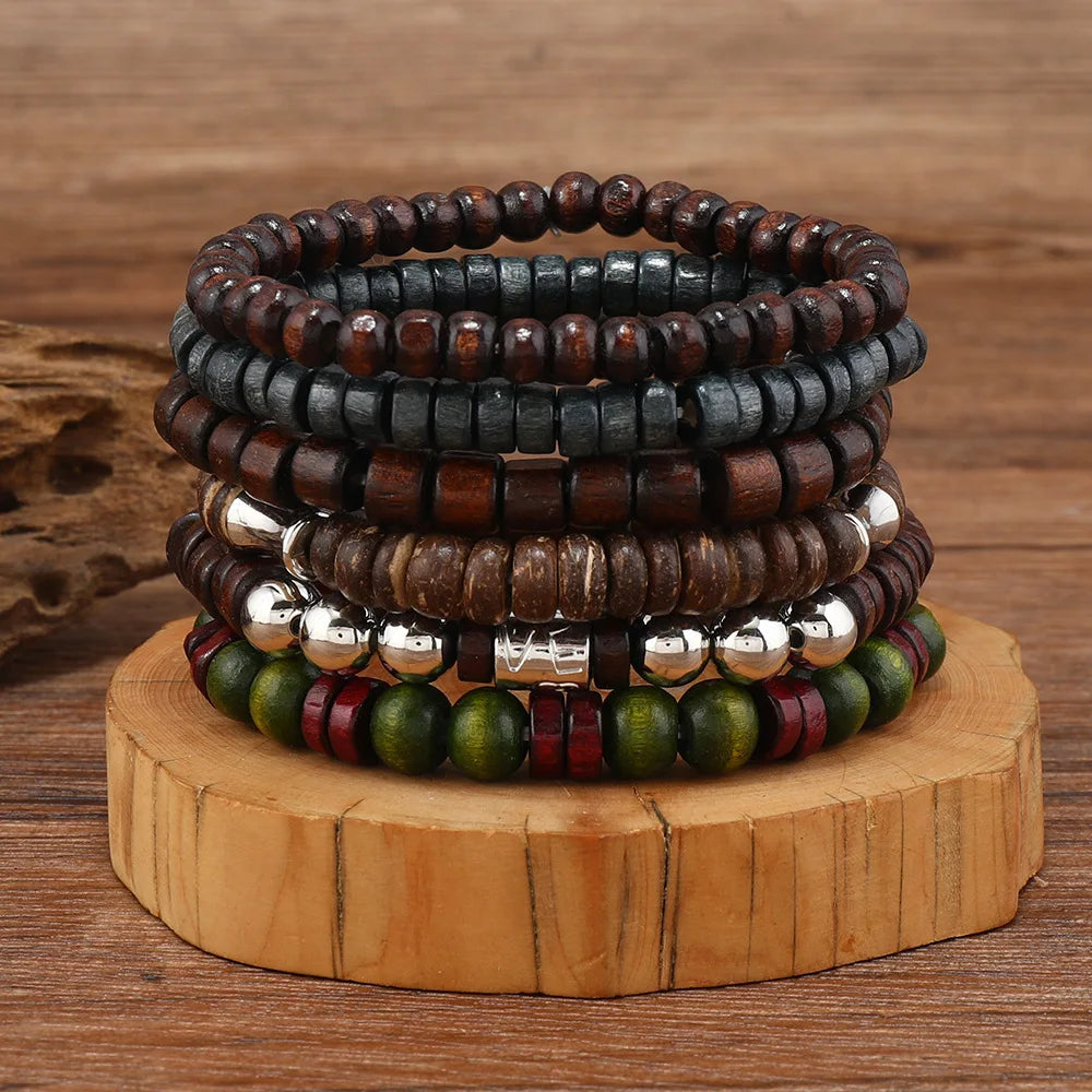 10pc Boho Bracelet Set | Vintage Leaf Bracelets for Charms, Beads & DIY Jewelry Making | Bracelet Bases for Men &amp; Women