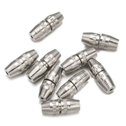 20pcs Screw Clasps for Jewelry Making | Metal Bracelet & Necklace Closure Fasteners | End Cap Connectors | DIY Jewelry Findings