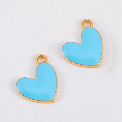 Ocean Charms | 10 White Enamel Sea Life Pendants | Shell, Coral, Fish & Heart DIY Jewelry Supplies