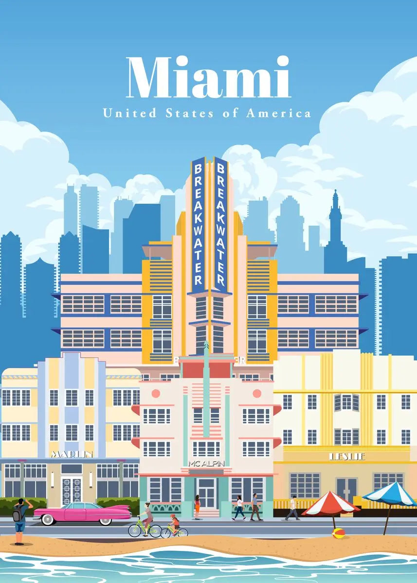 World Famous Tourist Cities Poster Prints London New York City Travel Wall Art Canvas Painting Picture Home Living Room Decor