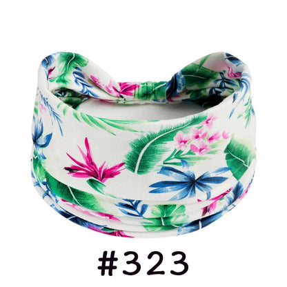 Boho Headbands for Women | Wide Knotted Stretch Hair Wraps for Yoga, Travel & Everyday Wear