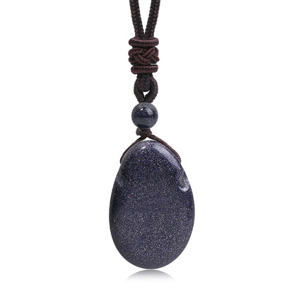 Natural Gemstone Pendant | Amethyst Rose Quartz Clear Quartz Stone Charm | 20x30mm Crystal Pendant for Necklace Jewelry Making