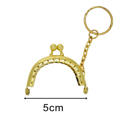 Metal Purse Frame Clasp | 2 Inch Kiss Lock Arch Frame | Coin Purse Hardware for DIY Purse Making, Sewing & Bag Making