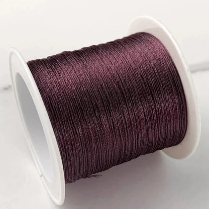 Bracelet Loom Thread 0.3mm | Ice Silk Braided Cord | 80M Jewelry Making Thread for Beading, Weaving & Knotting