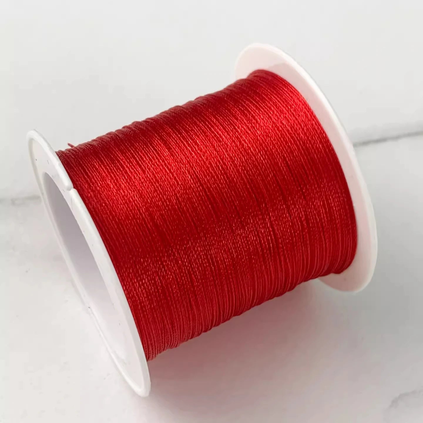 Bracelet Loom Thread 0.3mm | Ice Silk Braided Cord | 80M Jewelry Making Thread for Beading, Weaving & Knotting