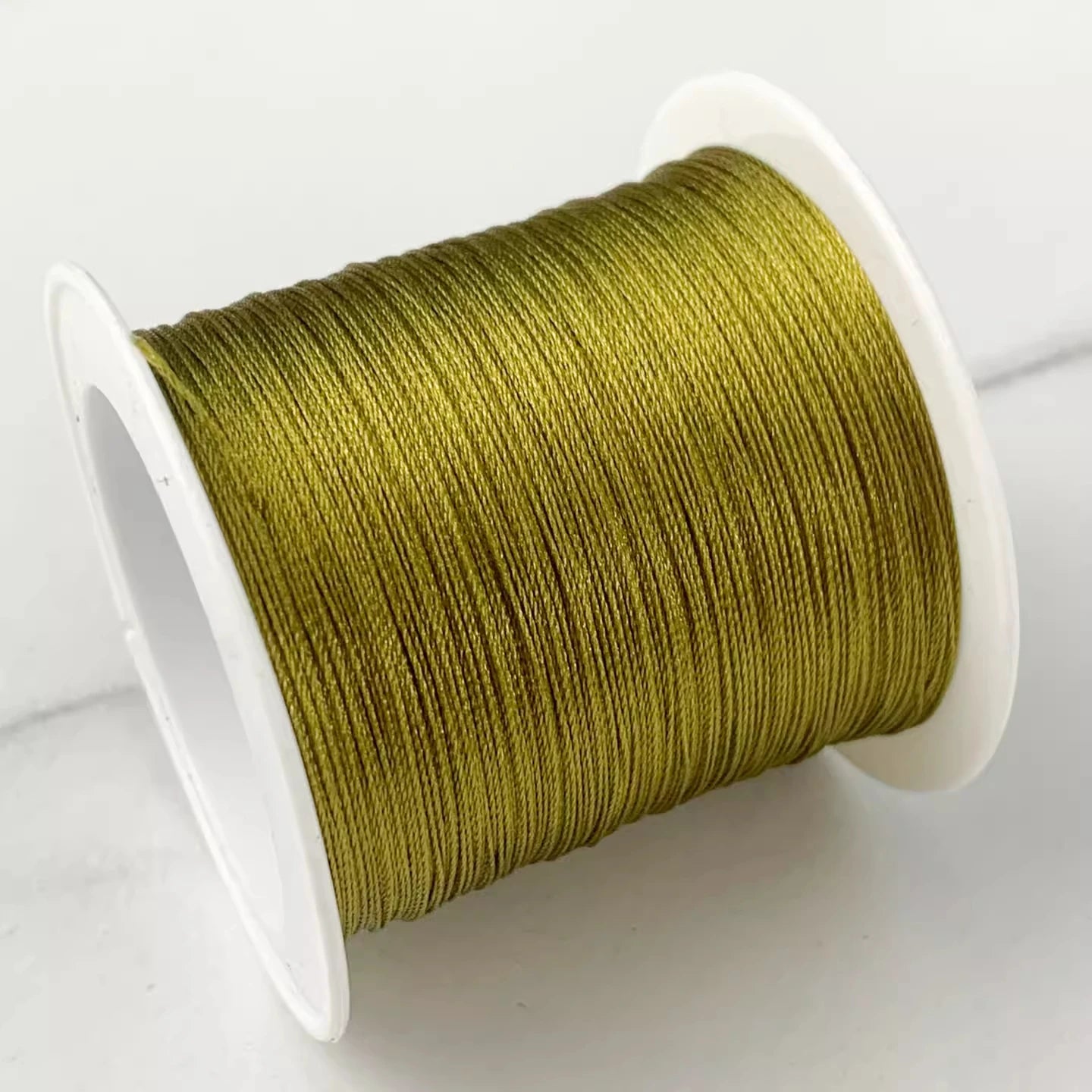 Bracelet Loom Thread 0.3mm | Ice Silk Braided Cord | 80M Jewelry Making Thread for Beading, Weaving & Knotting