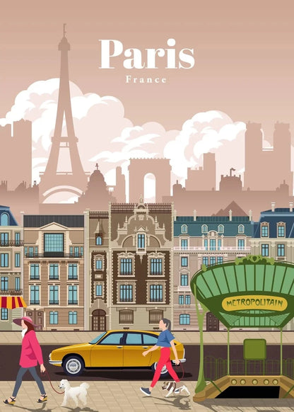 World Famous Tourist Cities Poster Prints London New York City Travel Wall Art Canvas Painting Picture Home Living Room Decor