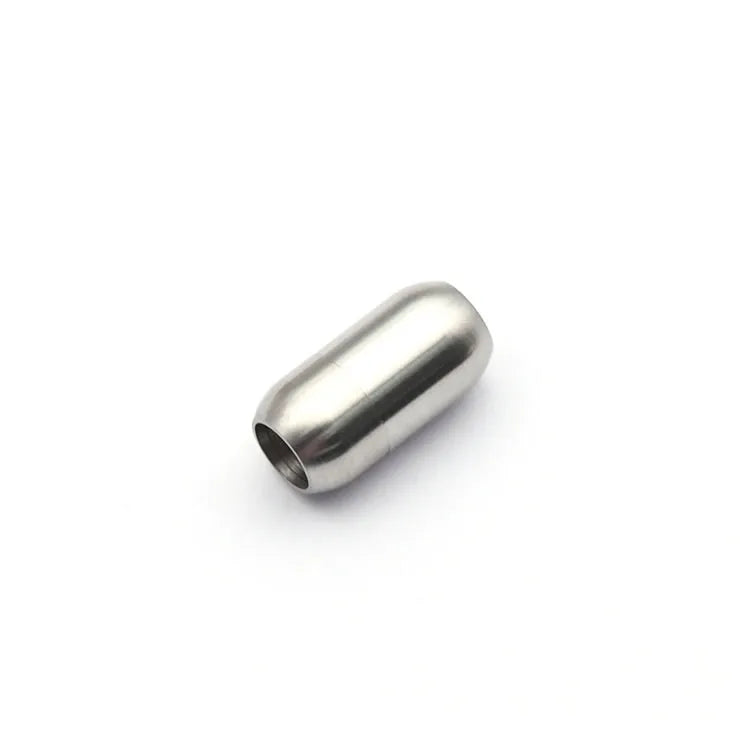 Stainless Steel Magnetic Clasps | 3mm–8mm Leather Cord Bracelet & Necklace Clasps | Magnetic Buckle Jewelry Findings for DIY Jewelry Making