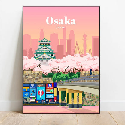 Amsterdam Tokyo London Iceland Bali Vancouver Travel Posters and Prints Modern Wall Art City Paintings Landscape Canvas Picture