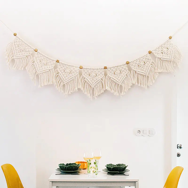 Bohemian Cotton Rope Tapestry Wall Decor