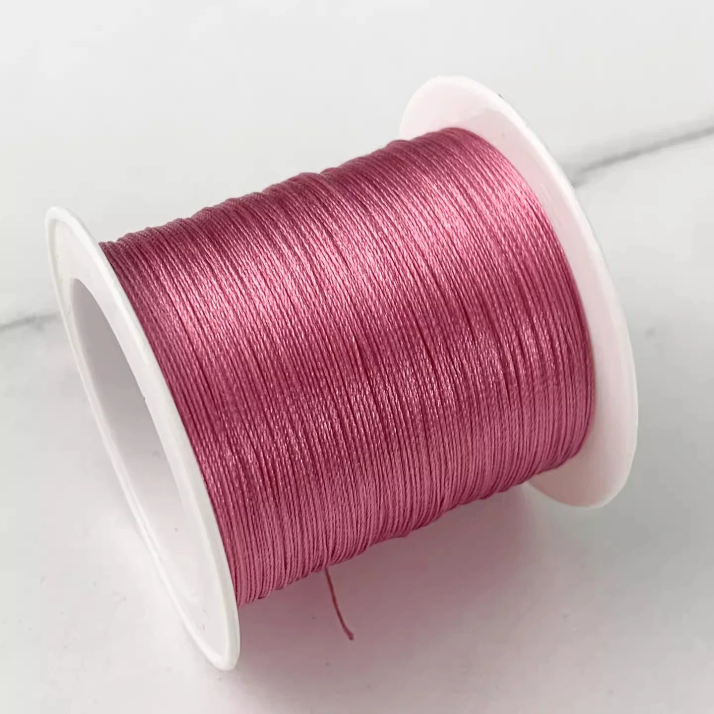 Bracelet Loom Thread 0.3mm | Ice Silk Braided Cord | 80M Jewelry Making Thread for Beading, Weaving & Knotting