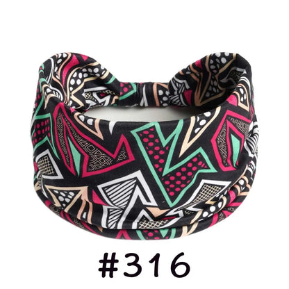 Boho Headbands for Women | Wide Knotted Stretch Hair Wraps for Yoga, Travel & Everyday Wear