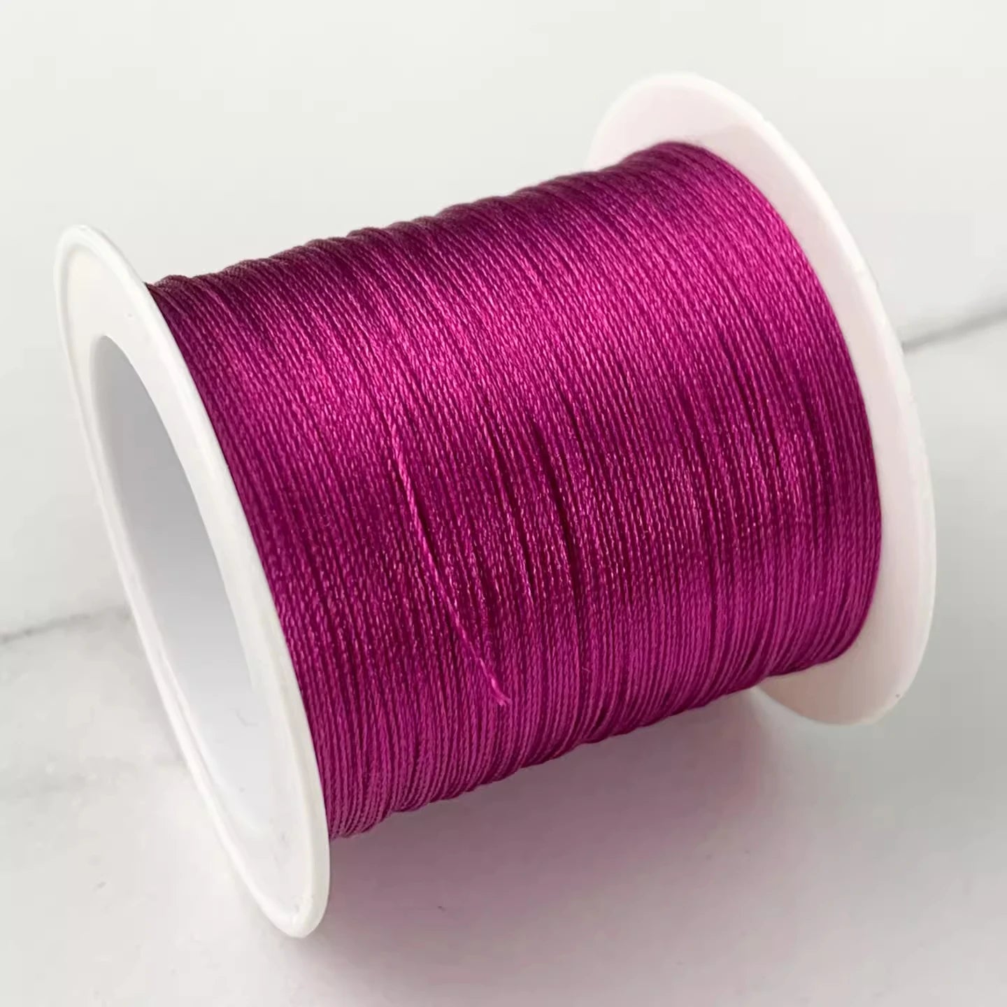 Bracelet Loom Thread 0.3mm | Ice Silk Braided Cord | 80M Jewelry Making Thread for Beading, Weaving & Knotting
