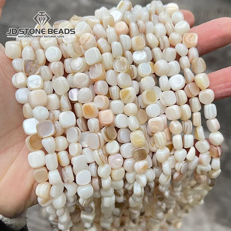 Natural Shell Beads | Irregular Smooth Spacer Beads | DIY Jewelry Making for Necklaces, Bracelets &amp; Earrings