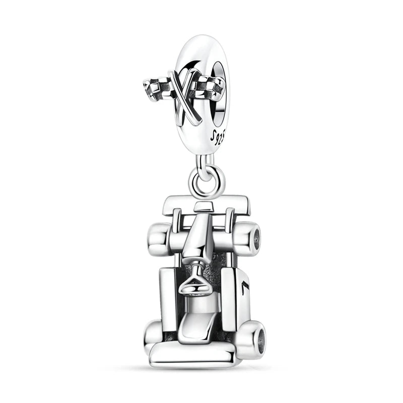 Sterling Silver Bear Family Tree Charm | 925 Charm Bead for Pandora Style Bracelets | Nature Jewelry Gift for Mom, Daughter & Women