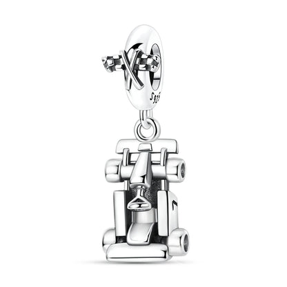 Sterling Silver Bear Family Tree Charm | 925 Charm Bead for Pandora Style Bracelets | Nature Jewelry Gift for Mom, Daughter & Women