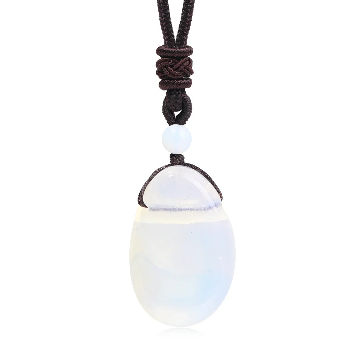 Natural Gemstone Pendant | Amethyst Rose Quartz Clear Quartz Stone Charm | 20x30mm Crystal Pendant for Necklace Jewelry Making
