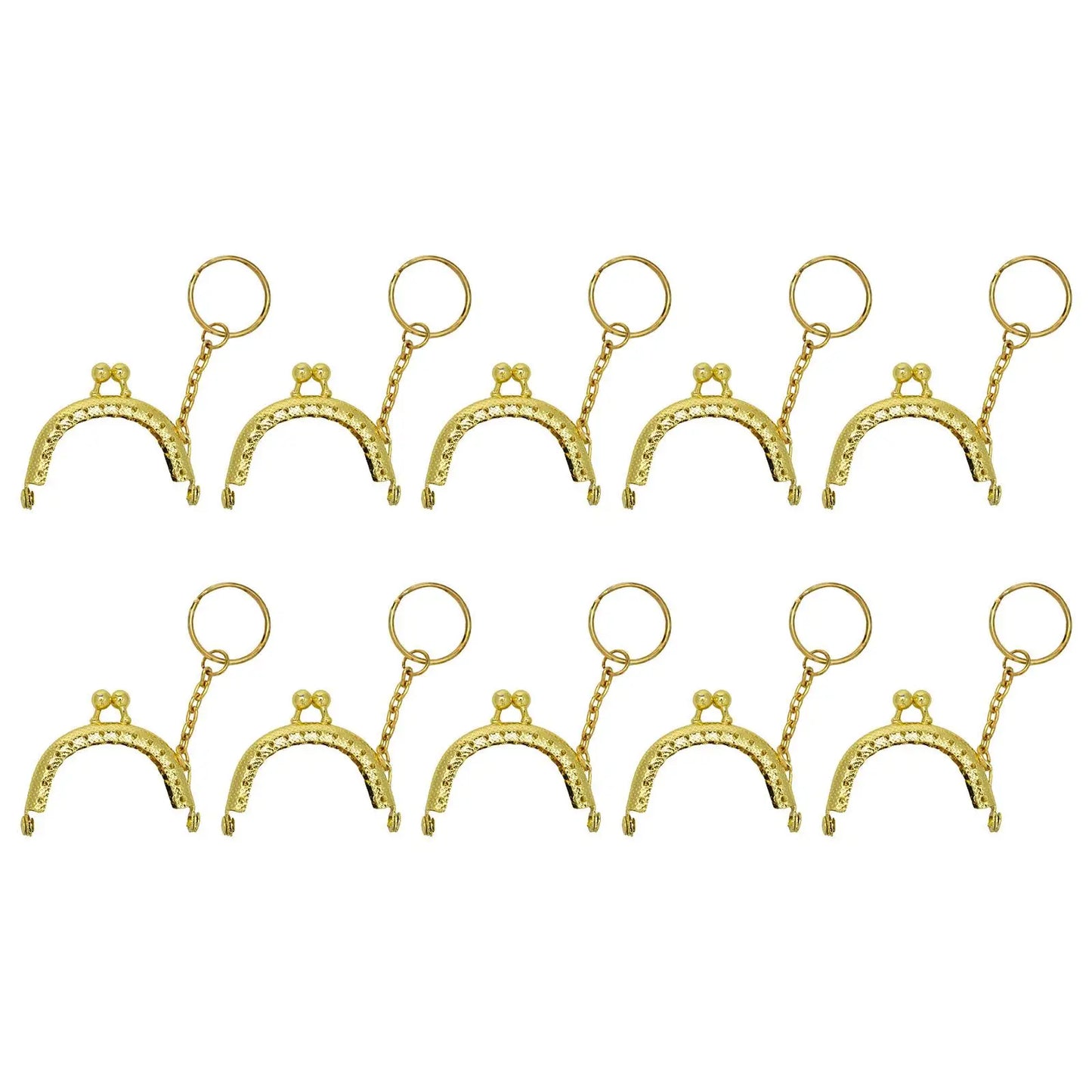 Metal Purse Frame Clasp | 2 Inch Kiss Lock Arch Frame | Coin Purse Hardware for DIY Purse Making, Sewing & Bag Making