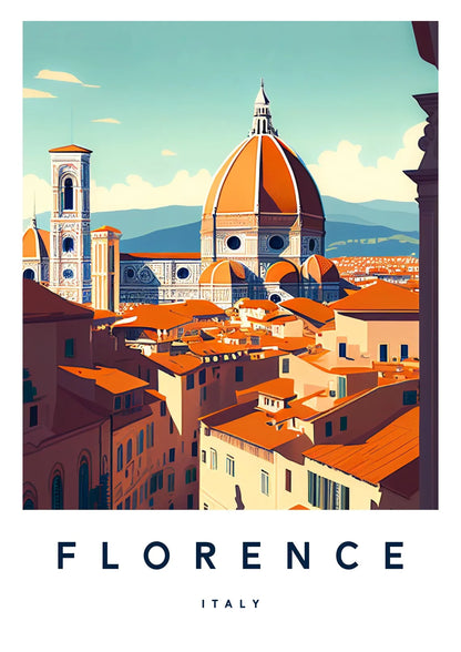 Florence Italy Europe TraveI City Landscape Poster Amalfi Rome Tuscany Sardinia Canvas Print Painting Wall Art Office Home Decor