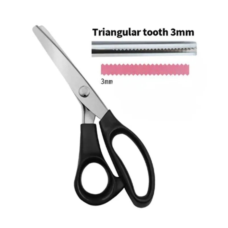 triangular tooth scissors
