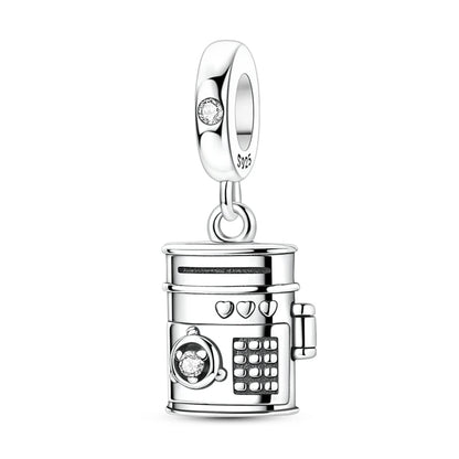 Sterling Silver Bear Family Tree Charm | 925 Charm Bead for Pandora Style Bracelets | Nature Jewelry Gift for Mom, Daughter & Women