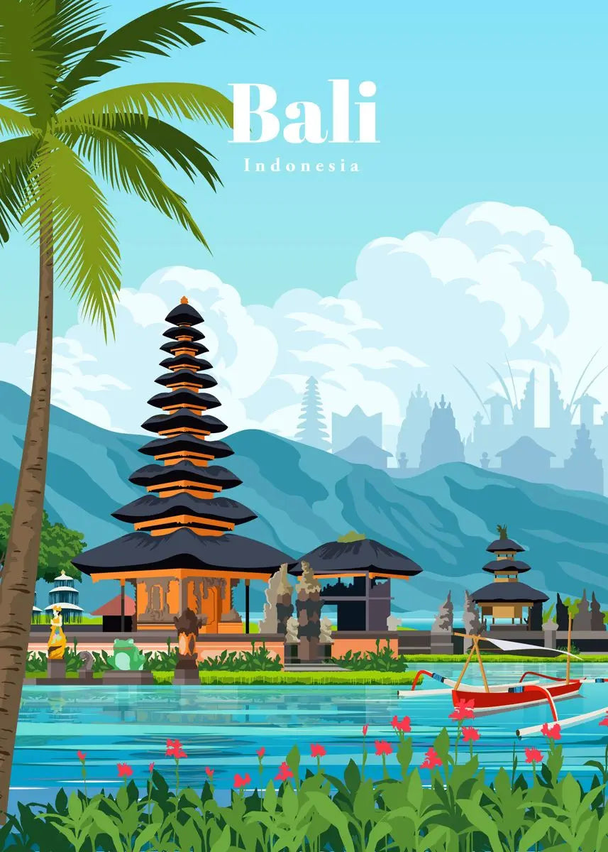 Amsterdam Tokyo London Iceland Bali Vancouver Travel Posters and Prints Modern Wall Art City Paintings Landscape Canvas Picture