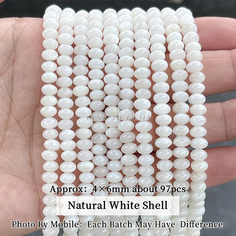 Natural Shell Beads | Irregular Smooth Spacer Beads | DIY Jewelry Making for Necklaces, Bracelets &amp; Earrings