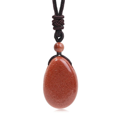 Natural Gemstone Pendant | Amethyst Rose Quartz Clear Quartz Stone Charm | 20x30mm Crystal Pendant for Necklace Jewelry Making