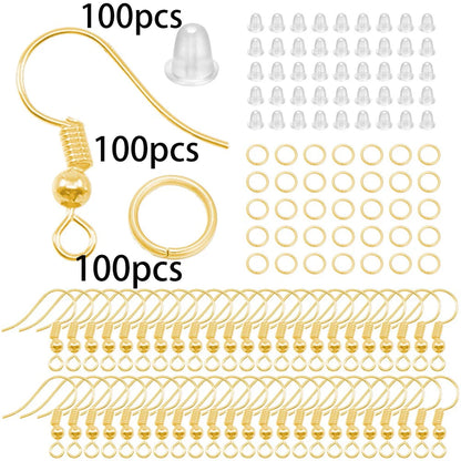 Jewelry Making Kit | Lobster Clasps, Jump Rings & Crimps Set | DIY Bracelet & Necklace Findings (210–400pcs)