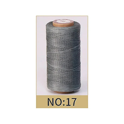 0.8mm Waxed Polyester Thread | 50M Leather Sewing Cord | Strong Wax Thread for Leatherwork, Jewelry Making & DIY Crafts