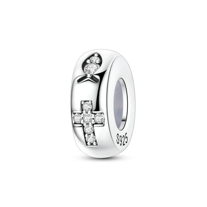 Sterling Silver Bear Family Tree Charm | 925 Charm Bead for Pandora Style Bracelets | Nature Jewelry Gift for Mom, Daughter & Women