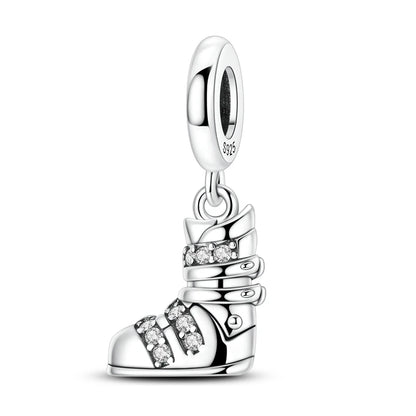 Sterling Silver Bear Family Tree Charm | 925 Charm Bead for Pandora Style Bracelets | Nature Jewelry Gift for Mom, Daughter & Women