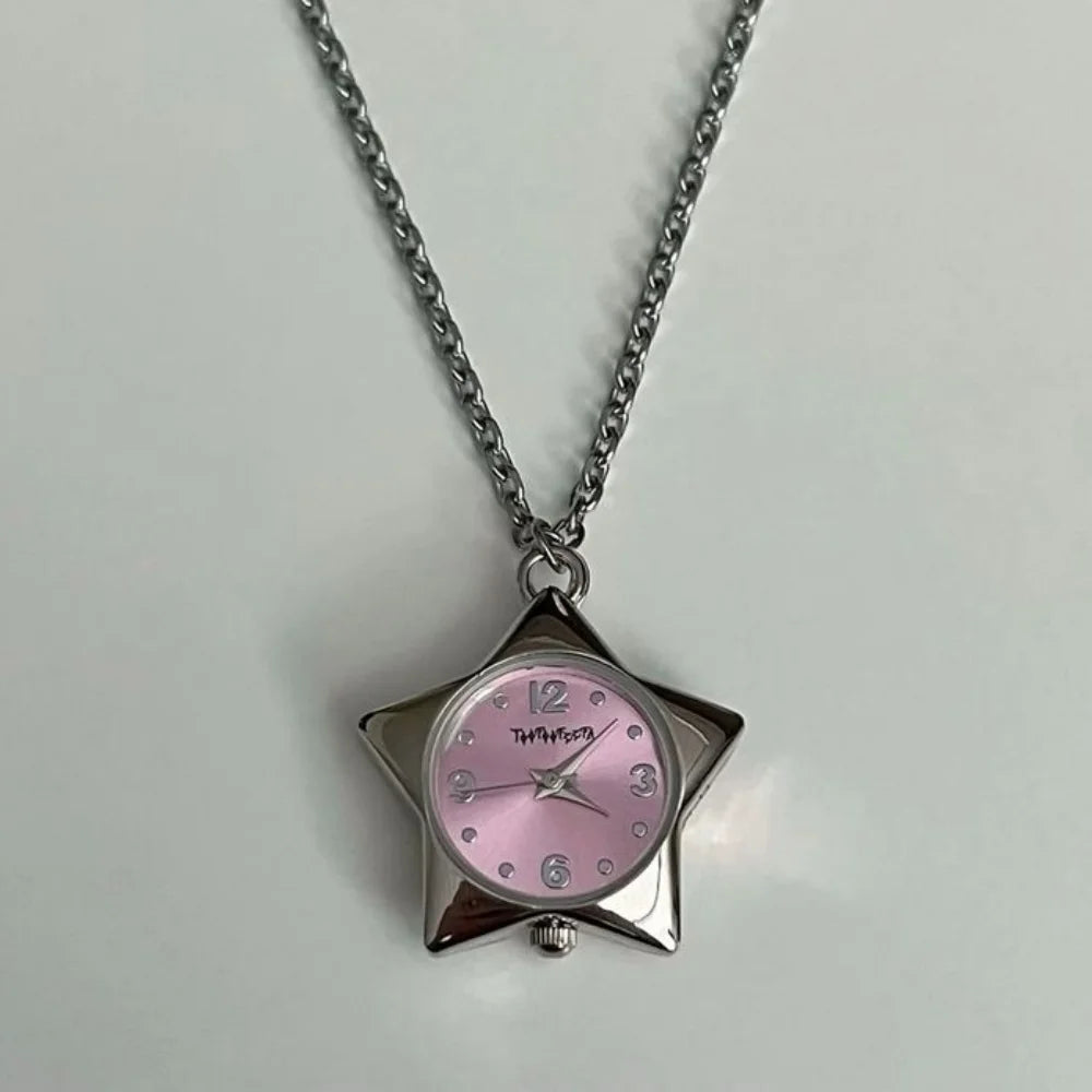 Heart Watch Bag Charm | Functional Clock Keychain | Purse & Backpack Charm with Heart, Key & Crystal Accents