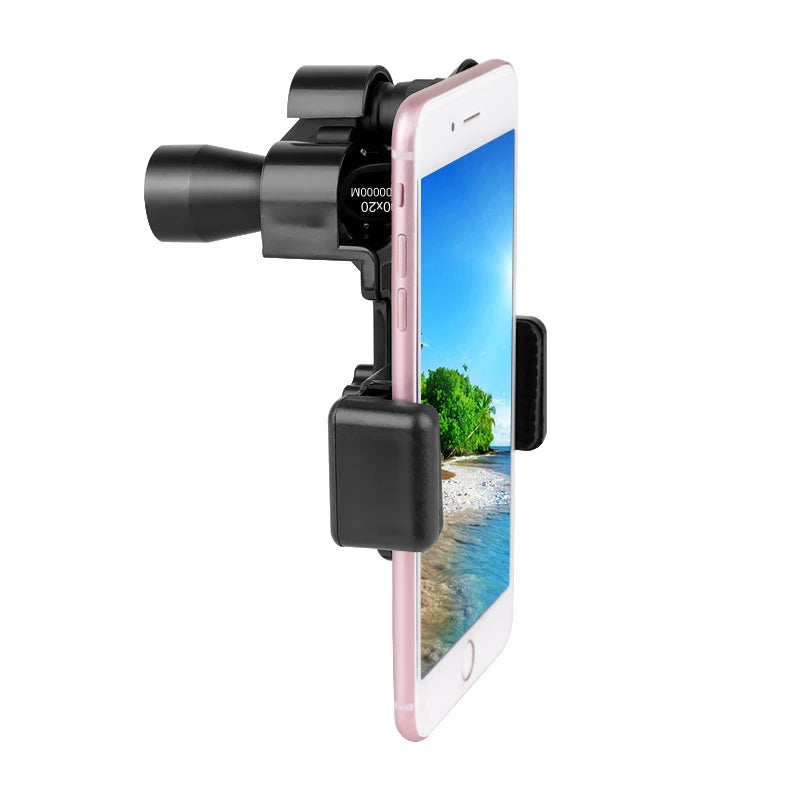 Portable high-definition monocular telescope with high magnification zoom, hunting, camping, mountaineering, outdoor fishing