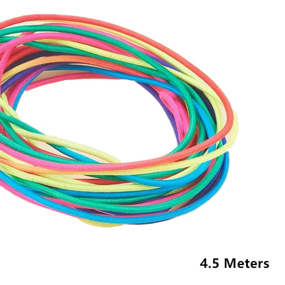 1mm Stretchy Bracelet String | Rainbow Elastic Cord | Strong Beading String for Jewelry Making, Bracelets, Necklaces & DIY Crafts