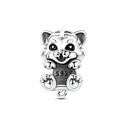 Sterling Silver Bear Family Tree Charm | 925 Charm Bead for Pandora Style Bracelets | Nature Jewelry Gift for Mom, Daughter & Women