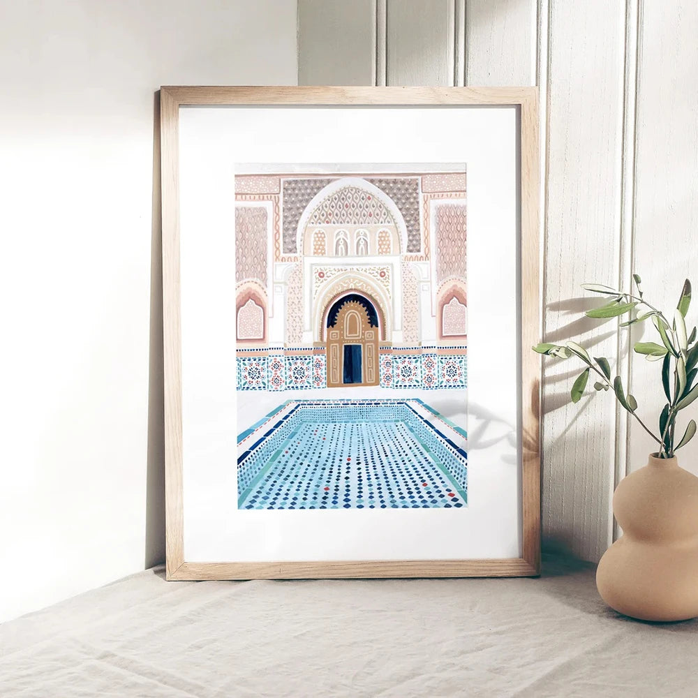 Santorini Lisbon Canvas Wall Art Print Poster Lake Como Central Park Decorative Painting Travel Mural Home Decor Gift Unframed