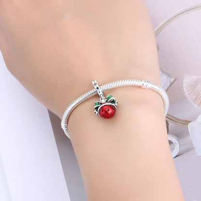 Christmas Charms | 925 Sterling Silver Holiday Dangles | Fits Pandora Bracelets | Winter Jewelry Gifts