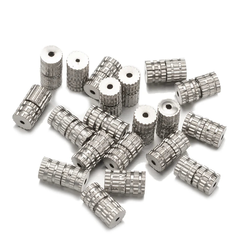 20pcs Screw Clasps for Jewelry Making | Metal Bracelet & Necklace Closure Fasteners | End Cap Connectors | DIY Jewelry Findings