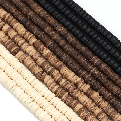 Colorful Coconut Shell Wooden Beads | 110 or 300 Round Wood Beads | DIY Jewelry Making, Bracelets, Necklaces &amp; Craft Supplies