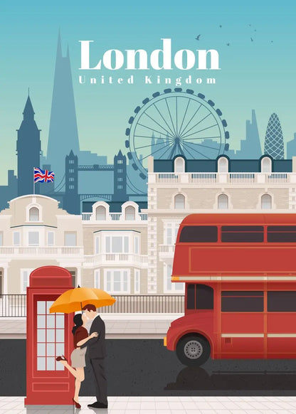Amsterdam Tokyo London Iceland Bali Vancouver Travel Posters and Prints Modern Wall Art City Paintings Landscape Canvas Picture