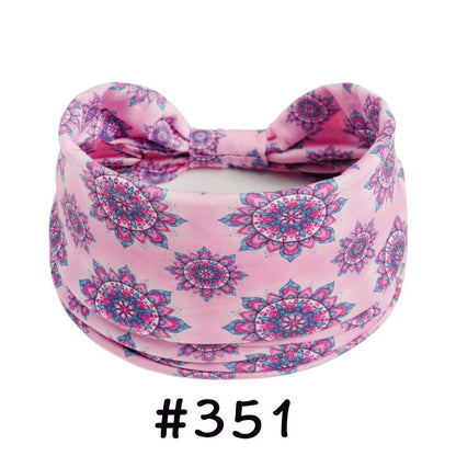 Boho Headbands for Women | Wide Knotted Stretch Hair Wraps for Yoga, Travel & Everyday Wear