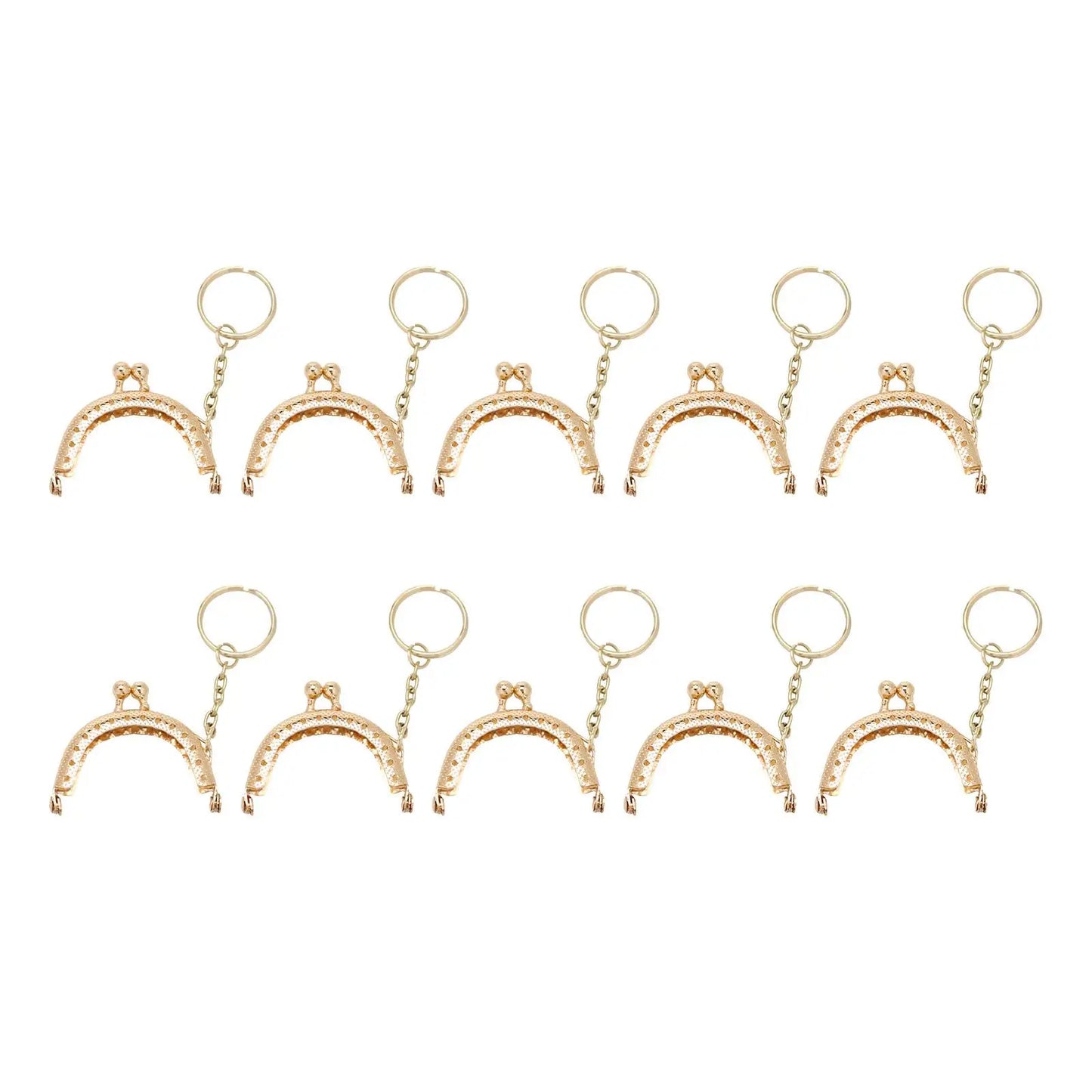 Metal Purse Frame Clasp | 2 Inch Kiss Lock Arch Frame | Coin Purse Hardware for DIY Purse Making, Sewing & Bag Making