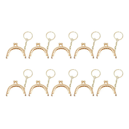Metal Purse Frame Clasp | 2 Inch Kiss Lock Arch Frame | Coin Purse Hardware for DIY Purse Making, Sewing & Bag Making