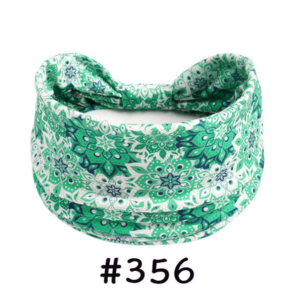 Boho Headbands for Women | Wide Knotted Stretch Hair Wraps for Yoga, Travel & Everyday Wear