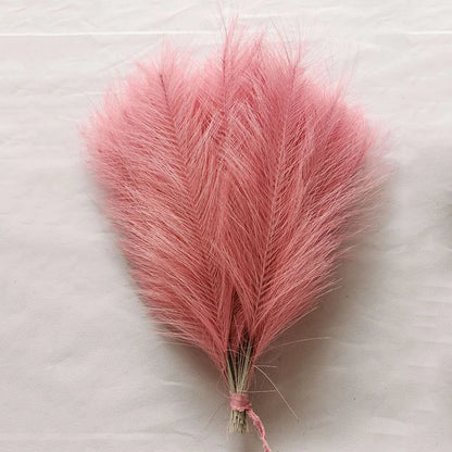 15pc Artificial Pampas Grass Fake Flower Simulated Reed Bouquet for Home Wedding Party Decoration Fluffy Boho Pampas Grass Decor