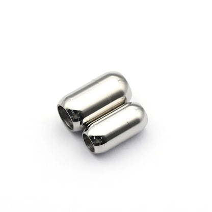 Stainless Steel Magnetic Clasps | 3mm–8mm Leather Cord Bracelet & Necklace Clasps | Magnetic Buckle Jewelry Findings for DIY Jewelry Making