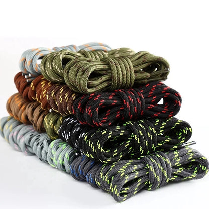 Premium Round Hiking Boot & Sneaker Shoelaces | Durable Outdoor Replacement Laces | 39"–63" (100–160cm)